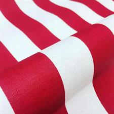 Red and White Stripe Curtain canvas Fabrics,100% waterproof,Heat resistance, uv-stabilised.Used for sunshade & privacy fence.