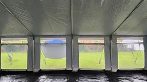 This High Performance Tents is advanced, climate-resilient emergency shelters designed to serve as schools, health centers, and safe spaces for children in crisis zones.Length: 12 m (approx. 39.4 ft)  Width: 6 m (approx. 19.7 ft)  Height:  Central Pe