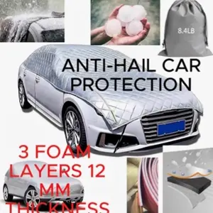 Anti Hail Multilayer Thickened  Car Cover with 12mm Thick High Density EVA Cushioning Foam Pad