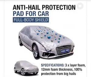 Anti Hail Multilayer Thickened  Car Cover with 12mm Thick High Density EVA Cushioning Foam Pad