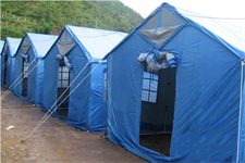 Steel Frame Outdoor Winter Blue Army Canvas Camping Military Tent