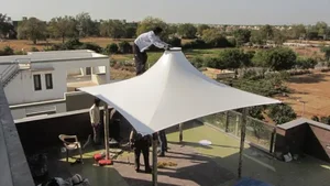 PVC Tensile Structure Conical
