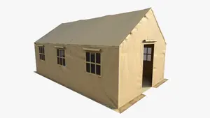 American Four Season Outdoor Polyester Canvas Steel Army Military Camping Tent Size (20'x24')