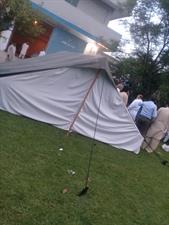 Canvas double layer 100% Waterproof labour Tent