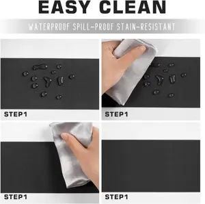 Imported, Black/White Premium,Highy Quality PVC Tarpal,100% Waterproof, Heat-Resistant, Tear-Resistance, UV-Stabilised, Heavy-Duty, Durable, Used for Sunshade & Other outdoor activities.