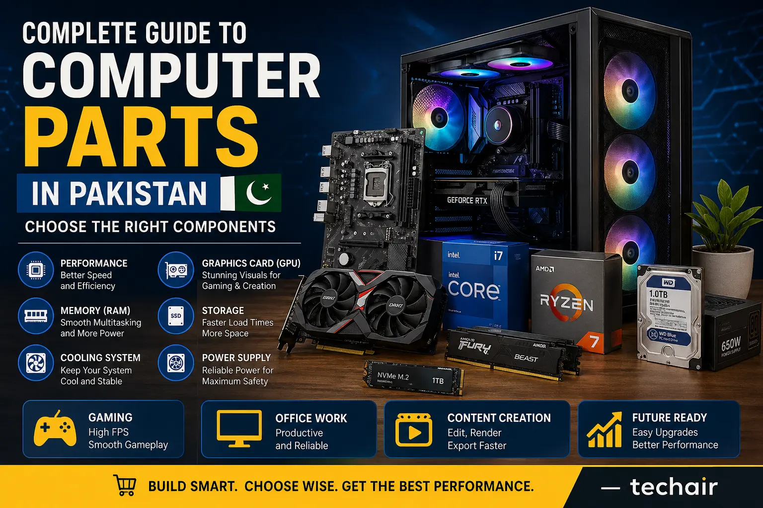 Complete Guide to Computer Parts in Pakistan – Choose the Right Components