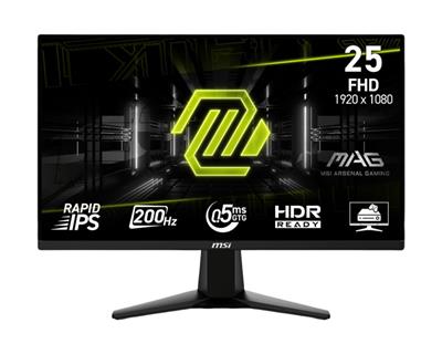 MSI MAG 255F E20, 25″ (1920×1080) FHD 200Hz 0.5ms, Rapid IPS Gaming Monitor