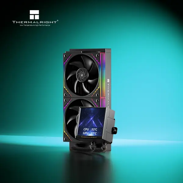 Thermalright TR 240 Peerless Vision LCD ARGB Black 240mm AIO Liquid CPU Cooler