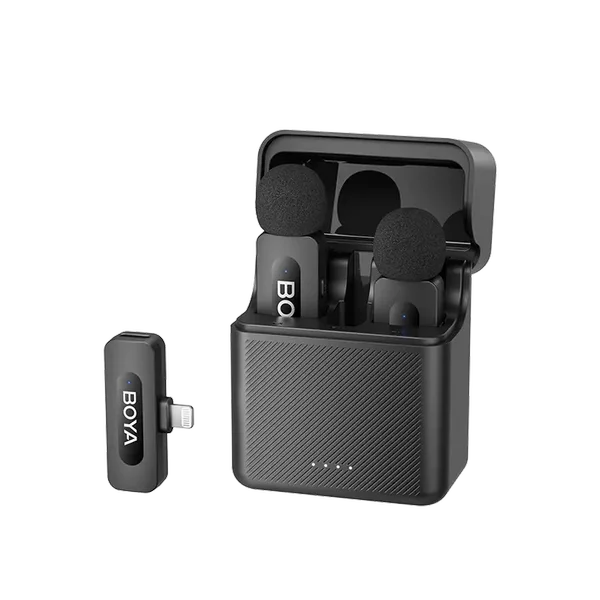 BOYA BY-V3 DUAL WIRELESS MICROPHONE (FOR iOS ONLY)