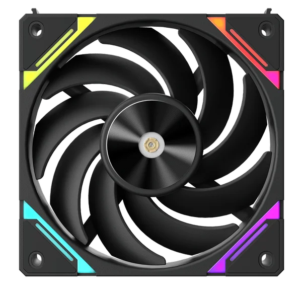 1st Player XF7 ARGB 120mm Case Fan - Black (3 Pack)