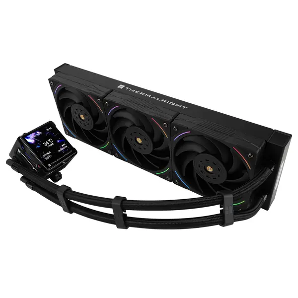 Thermalright TR 360 Elite Vision LCD ARGB Black 360mm Liquid CPU Cooler
