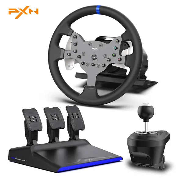 PXN V99 Force Feedback Racing Wheel – 270°/ 900° with Shifter for PS5, PS4, XBOX & PC