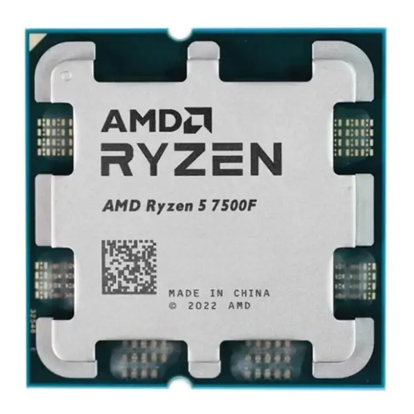 AMD Ryzen 5 7500F Tray Processor – 6 Cores, 12 Threads, AM5 CPU