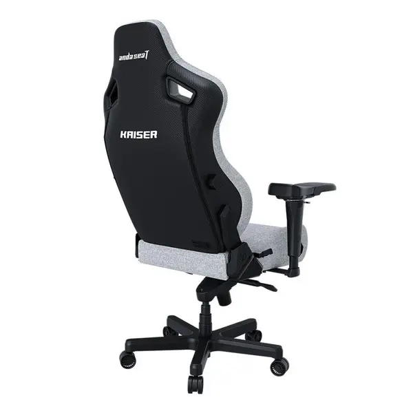 AndaSeat Kaiser 4 V2 L Gaming Chair with 6D Armrest – Ash Grey Fabric