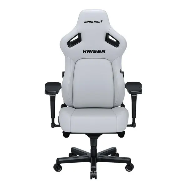 AndaSeat Kaiser 4 V2 L Premium Ergonomic Gaming Chair – Cloudy White