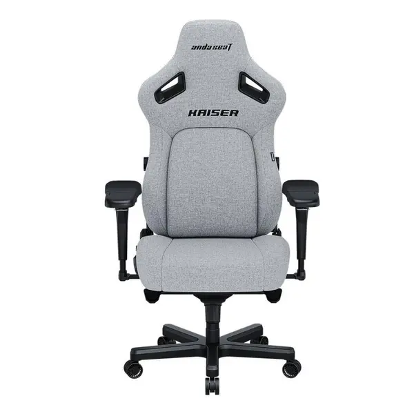 AndaSeat Kaiser 4 V2 L Gaming Chair with 6D Armrests – Dark Grey Fabric