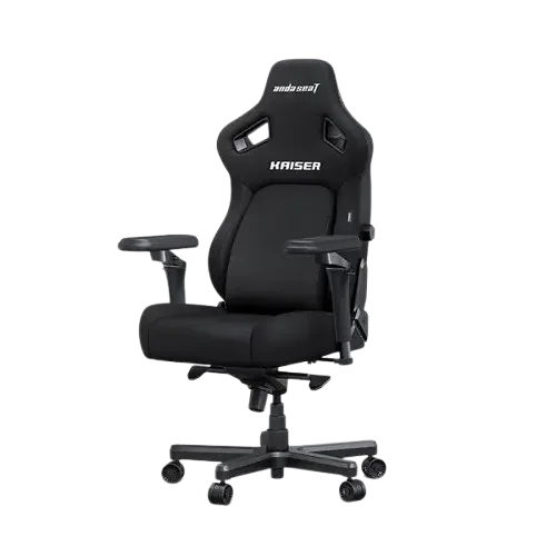 AndaSeat Kaiser 4 V2 L Gaming Chair with 6D Armrest – Carbon Black Fabric