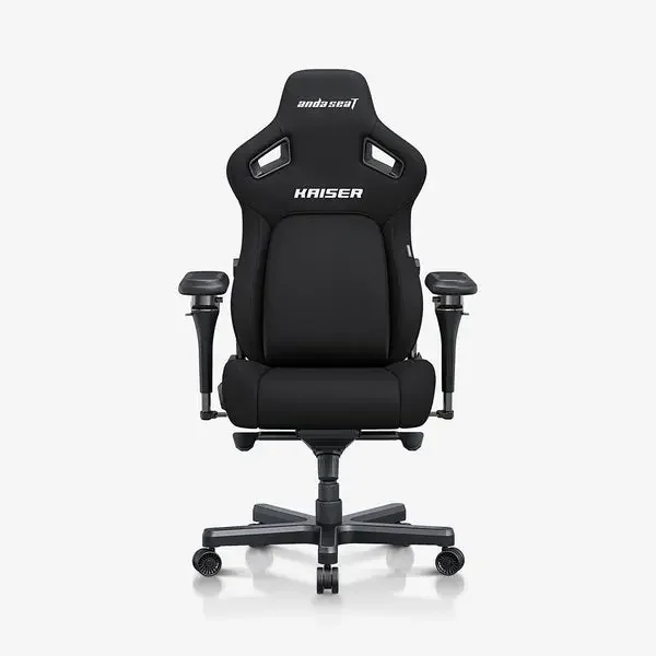 AndaSeat Kaiser 4 V2 L Gaming Chair with 6D Armrest – Carbon Black Fabric