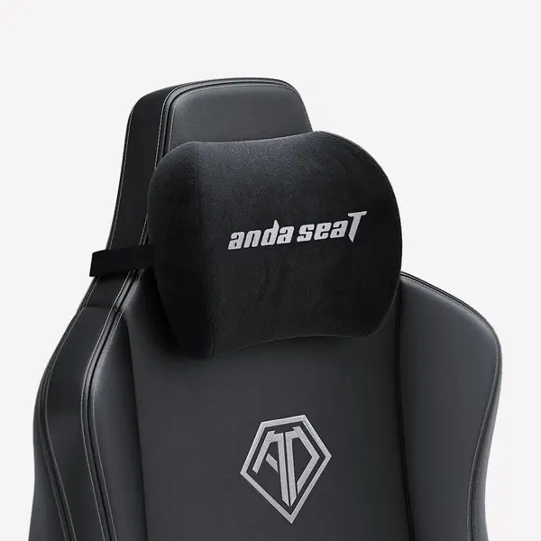 AndaSeat Memory Head Pillow (Black Fabric) – Ergonomic Neck Support Accessory