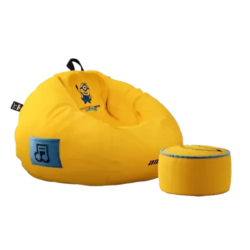 AndaSeat Minions Cloud Bean Bag Gaming Sofa with Footrest