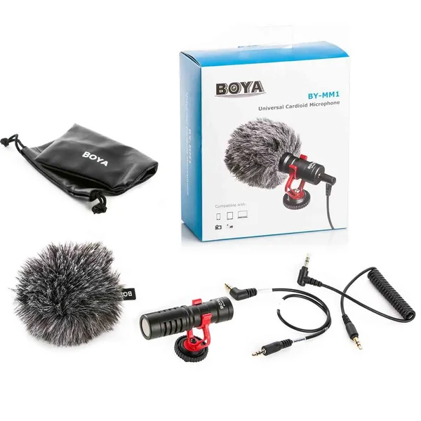 Boya BY-MM1 Universal Cardiod Shotgun Microphone