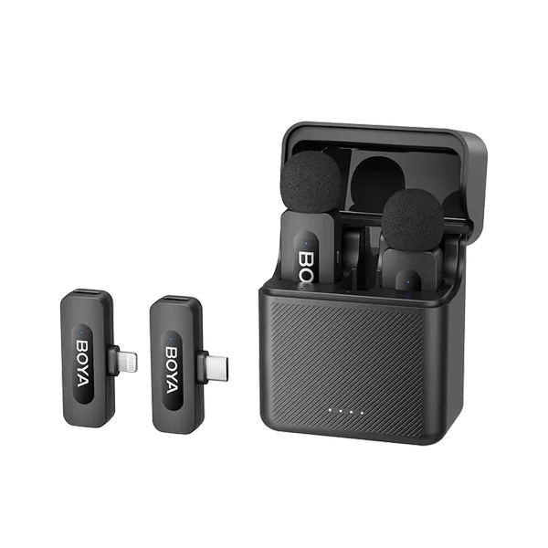 BOYA BY-V3 COMBO DUAL WIRELESS MICROPHONE (FOR iOS + TYPE-C)