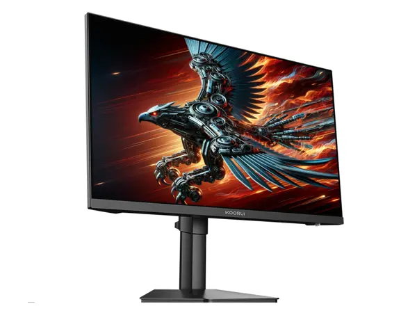 KOORUI G2721P 27" QHD IPS 200Hz | 95% DCI-P3, ▲E≤2 | (DIC) 1ms, 16.7m Color Display, 2x HDMI 2.0 | 1x DP 1.4 HDR 400 Gaming Monitor