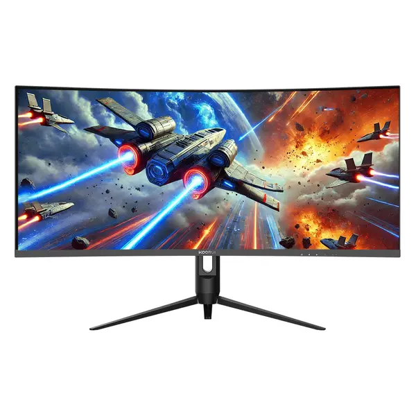 KOORUI G3441XC 34" WQHD Curved 240Hz 1ms MPRT, sRGB 125%, Adobe RGB 102%, VA 1500R Curvature, AMD FreeSync Premium, 95% DCI-P3, Height Adjustable Stand HDR 400 Gaming Monitor