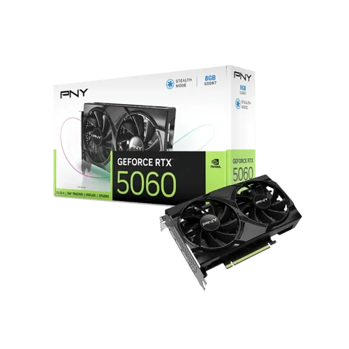 PNY GeForce RTX 5060 8GB Stealth OC Graphics Card