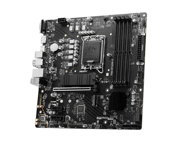 MSI Pro B760M-P DDR5 Intel 12/13/14th Gen microATX Motherboard