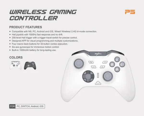 PXN P5 WIRELESS GAMING CONTROLLER