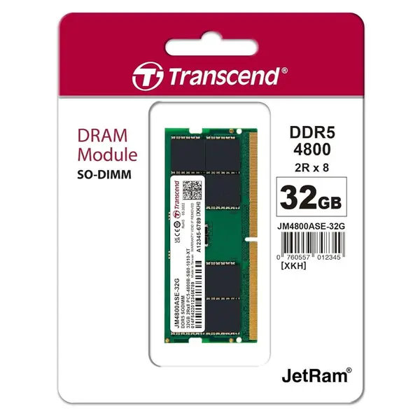 32GB 4800MHz Laptop DDR5 RAM – High-Speed Memory Upgrade for Notebooks