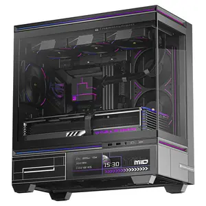 Thermalright TL M10 Vision LCD Black Case Fan Kit with 4 ARGB Fans