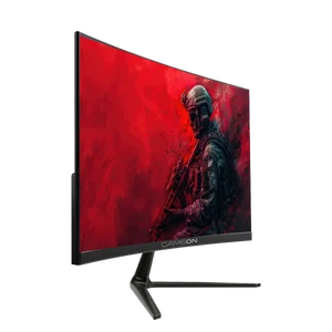 GameOn GOC24F120VA Pro Series Curved Gaming Monitor 24 inch, 1920x1080p FHD VA Panel, 120Hz, 1ms, HDMI 2.1, Freesync, Crosshair assistant, Built-in Speakers, Supports PS5, VRR