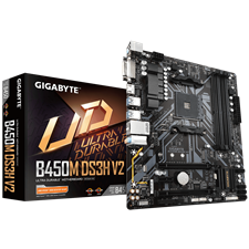 Gigabyte B450m DS3H (used) without box