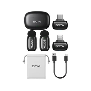 BOYA MINI 12 (FOR iOS + TYPE-C) DUAL WIRELESS MICROPHONE