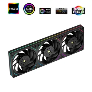 Thermalright TL-UB36R 360mm Single-Frame PC Cooling Reverse Case Fans - PWM 2150 RPM Speed, ARGB Lighting, High Airflow, Single Modular Cable, for Chassis ＆ Liquid Cooler 