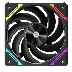 1st Player XF7 ARGB 120mm Case Fan - Black (3 Pack)