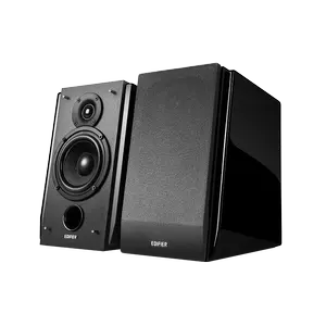 Edifier R1850DB – Active Bookshelf Speakers 2.0 Studio Monitor with Bluetooth 5.0, Optical, Coaxial, RCA Inputs, Subwoofer Output, Remote Control (Black)