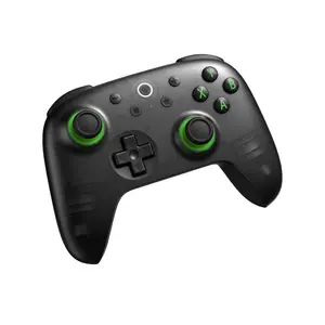8BitDo Ultimate 2C Wireless Controller for Windows PC and Android, 1000Hz Polling Rate, Hall Effect Joysticks and Triggers, Remappable L4 and R4 Bumpers, Transparent Black