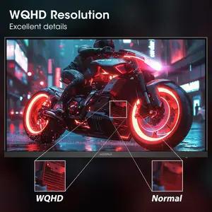 KOORUI S2721PM 27" QHD Mini LED Gaming Monitor – 200Hz, 1ms IPS, HDR1000, Height Adjustable