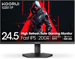 KOORUI 24.5" Gaming Monitor G2511P – 200Hz FHD IPS, 1ms, HDR400