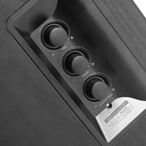 Edifier R1580MB – Active Bookshelf Speakers 2.0 with Bluetooth, Optical/RCA Inputs, Remote Control, Classic Wood Finish