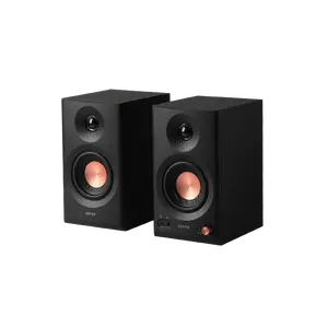 Edifier MR3 Powered Studio Monitor Speakers, Hi-Res Audio Certified Bluetooth V5.4 Active Bookshelf Loudspeakers, 2.0 Computer Speaker with Headphone Output RCA AUX Balanced TRS Input (Pair)