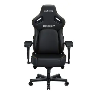 AndaSeat Kaiser 4 XL Gaming Chair with 6D Armrests – Elegant Black