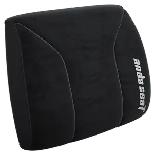 AndaSeat Memory Lumbar Pillow XL (Black Fabric) – Ergonomic Back Support Cushion