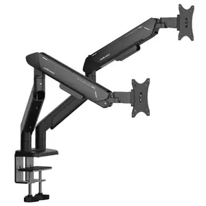 AndaSeat Stealth Pro II Duo Dual Monitor Arm Black & White | Ergonomic Desk Mount
