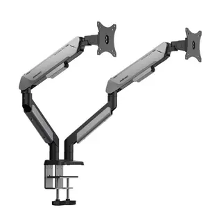 AndaSeat Stealth Pro II Duo Monitor Arm (Black & Titanium) | Dual Monitor Mount