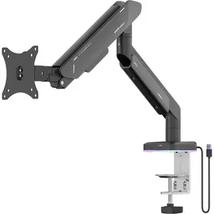 AndaSeat Stealth Pro II RGB Ergonomic Single Monitor Arm