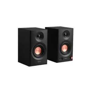 Edifier MR3 Powered Studio Monitor Speakers, Hi-Res Audio Certified Bluetooth V5.4 Active Bookshelf Loudspeakers, 2.0 Computer Speaker with Headphone Output RCA AUX Balanced TRS Input (Pair)